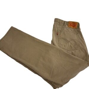 Levi's 559 Relaxed Fit Straight Jeans Mens 38 x 31 Tan‎ More Room in Seat Thighs